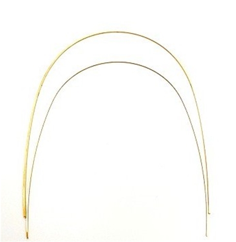 24K Gold SS &amp; NiTi Arch Wires