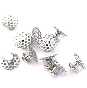 SS Buttons w/ holes in base
